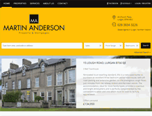 Tablet Screenshot of martinandersonproperty.co.uk